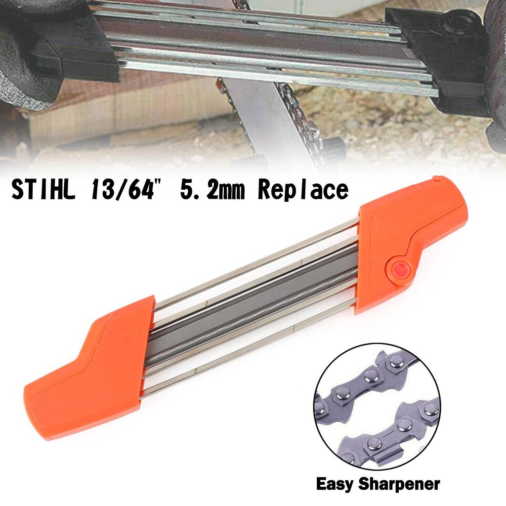 4-5.5mm 2 IN 1 Easy Chainsaw File Chain Sharpener Kits Fit Stihl