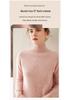 2024 Autumn/Winter Women's Plus Size Cashmere Sweater - Thick, Solid Color, Raglan Sleeve Knitwear Base Layer.