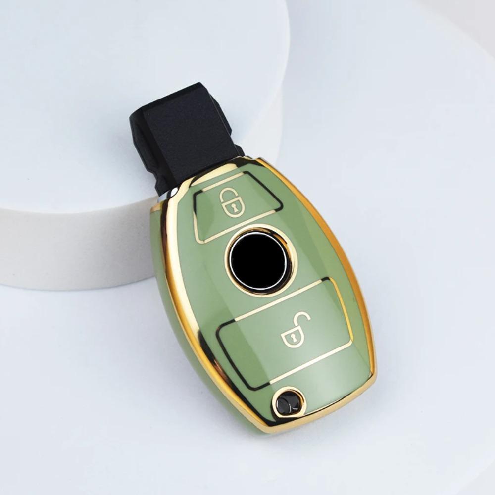 Car Key Case Cover Key Bag Accessories for Mercedes Benz A B C S Class AMG GLA CLA GLC W176 W221 W204 W205 Shell Fob Keychain