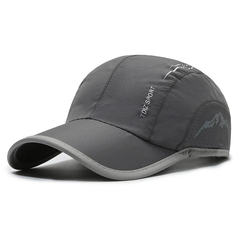 Tdiz Embroidery Letters Sport Baseball Caps Men Summer Outdoor Shade Breathable