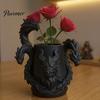 Detailed Relief Ornament Three-Headed Dragon Pen Holder, 3D Printed Fantasy Desk Organizer, Creative Birthday Gifts for Boys Realistic Scale