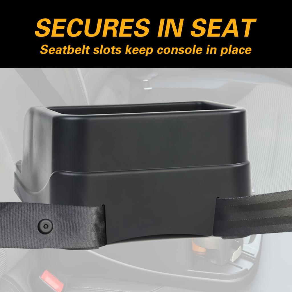 Premium Car Center Console Organizer Adjustable Cup Holders Storage Phone Tablet Pens Between Seats Interior Storage Accessory