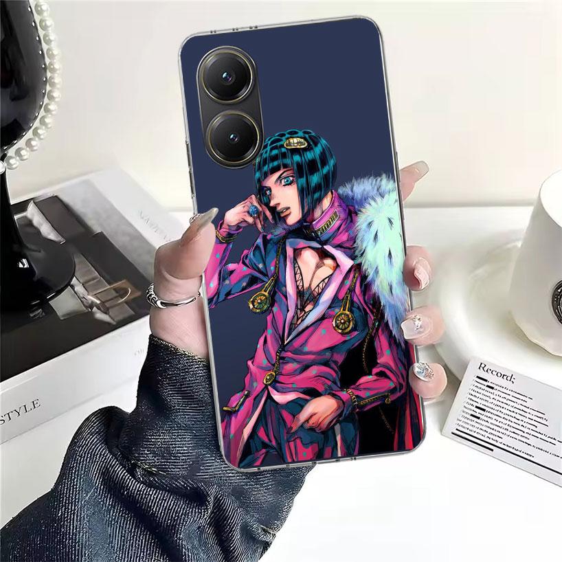 JoJo Adventure Bruno Buccellati Coque de téléphone souple pour Xiaomi Redmi 15C 15 13C 13 Poco X5 X6 X7 F7 Ultra M7 12C 12 10 10C 9C 9A 9T