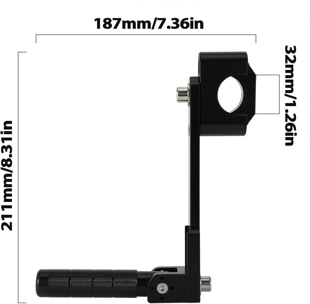 Motorcycle Adjustable Highway Foot Pegs for DR650 Tenere 700 KLR650 TW200 XR/CRF