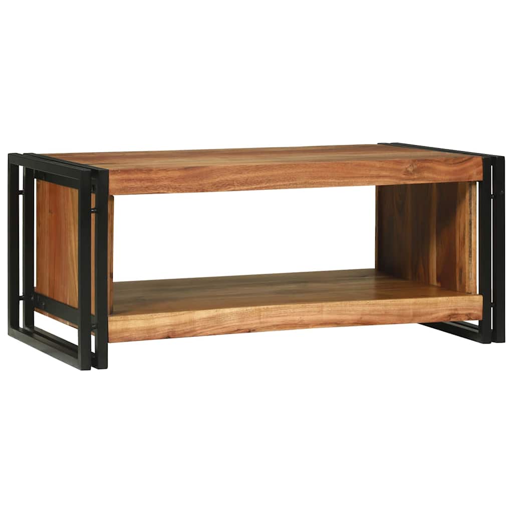 Coffee Table Brown 90 X 50 X 38 Cm Solid Acacia Wood