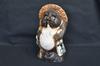 Shigaraki Ware Tanuki Japanese Raccoon Dog Figurine 27cm Pottery Lucky Charm