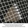 Silver Finish Stringing Clamp Spring Loaded Racket Stringing Tool  Badminton Rackets