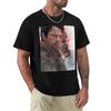 Castiel Portrait With Grunge Tshirt Fashion Casual Short Sleeve Top