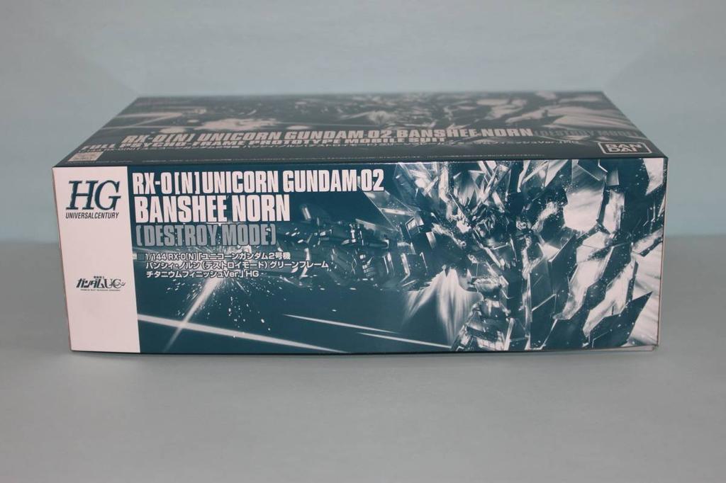 HGUC Unicorn Gundam Unità 2 Banshee Norn Telaio Verde Finitura Titanio Modello in Plastica 1/144 (Modalità di distruzione) ver. (Evento limitato)