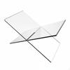 Acrylic Book Stand Hands XShaped Holder Minimalist Design Transparent Cookbook for