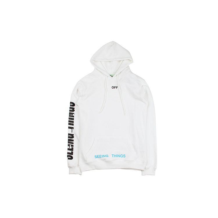 Off-White Photocopy Hooded Sweatshirt White Men Tops OMBB009F171920470188