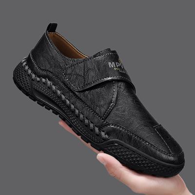 Fashion New Soft Men Loafers Slip On Leather Casual Shoes For Men Moccasins Plus Size 39-48 Flats Sneakers Men Handmade Design Man Shoes