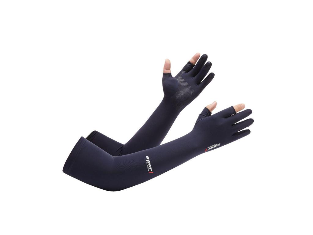 Ice Silk Fingerless Sun Protection Gloves for Men & Women: Ideal for Summer Cycling, Fishing, and Driving