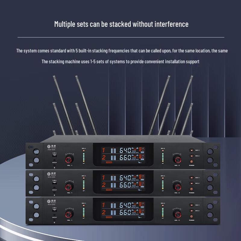HuiDu Professional Wireless Microphone System (CN version)