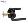 Three-Bar Zinc Alloy Bathroom Door Handle Lock without Key – Hotel Style