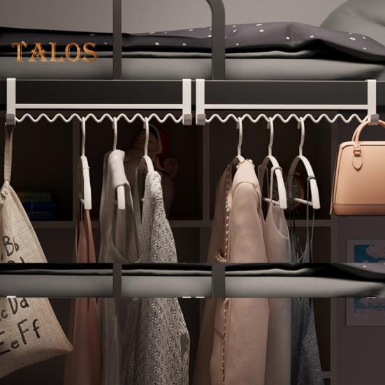 Hanger Fixed Hook Wave Shaped Storage 2 Colors Practical Punch-free Coat Rack Hook Bedroom Accessories