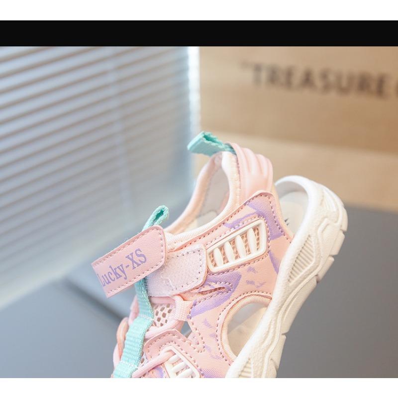 Summer new baby toddler sandals girls bag head sandals soft sole boys beach sandals