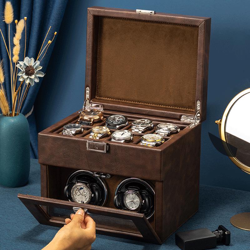 

Mechanical Watch Winder & Display Box - In Stock