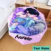 Custom Name KPop Cartoon Umbrella, Foldable Umbrella Suitable for Outdoor Shopping Travel Sports, Exquisite Gift for Family