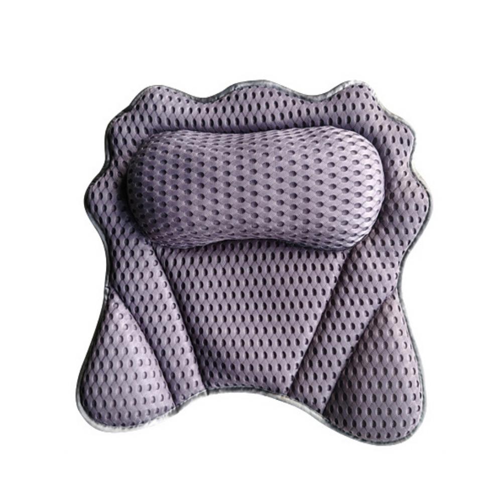 Soft Spa Bath Pillow Breathable Bath Pillow Durable 4D Bathtub Pillow  Home