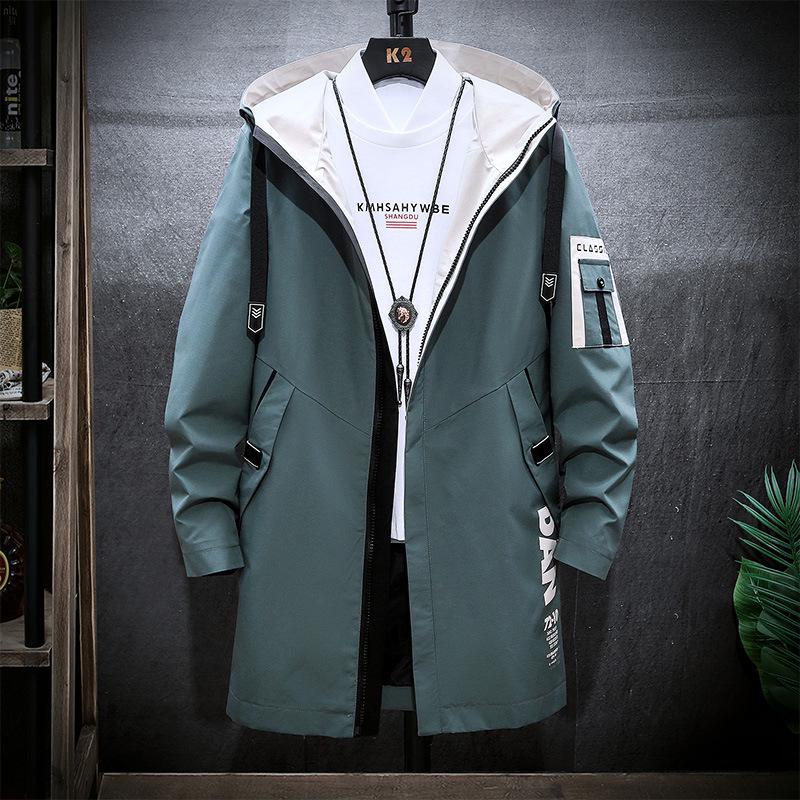 Jaket Long Coat Casual Buy Men's Jacket Spring Autumn Korean Style