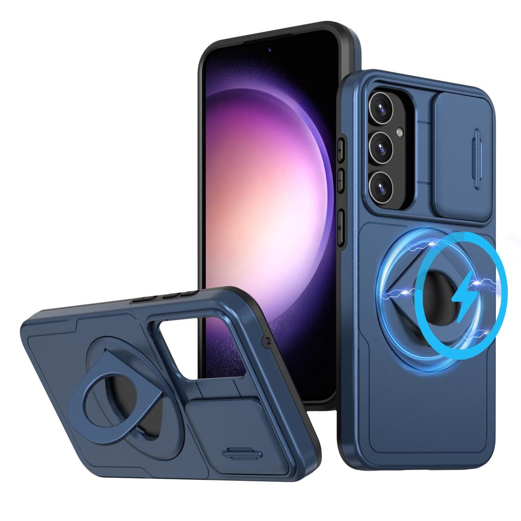 Military 360°Stand Armor Wireless Charge for Magsafe Case For Samsung S23 S22 S21 Plus Ultra S20 FE A54 Matte Magnetic Cover