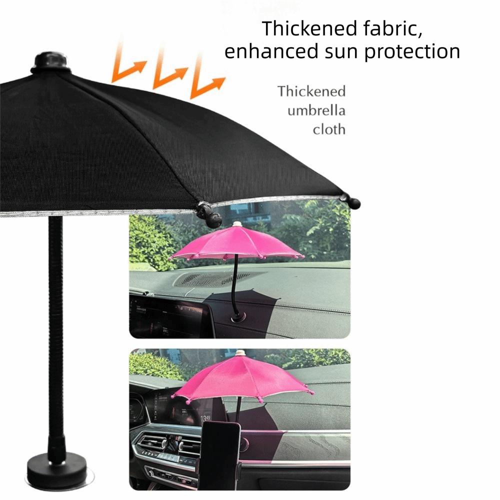 360° Rotation Magnetic Phone Umbrella Magnetic Base Auto Phone Umbrella Cover  Car Mobile Use