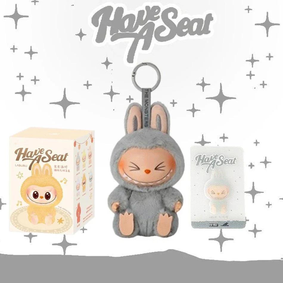 NEW Kawaii Labubu The Monsters Box Toy Sweetheart Vinyl Doll Cute Backpack Pendant Decoration Plush Doll Clothes Gifts