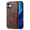 AZNS K1 Series For iPhone 17 Case Calf Texture Anti-Drop PU+TPU Phone Cover