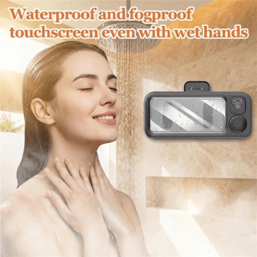 Anti-Fog Long Playtime Wireless Shower Speaker Waterproof Bathroom Phone Case Speaker Bathroom