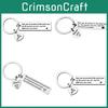 Modern Artistic Stainless Steel Keychain Heart Charm For Friends And Family Gifts