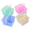 Brush Washing Bucket Plastic Paint Brush Washer with Handle Paint Brush Cleaner for Watercolor