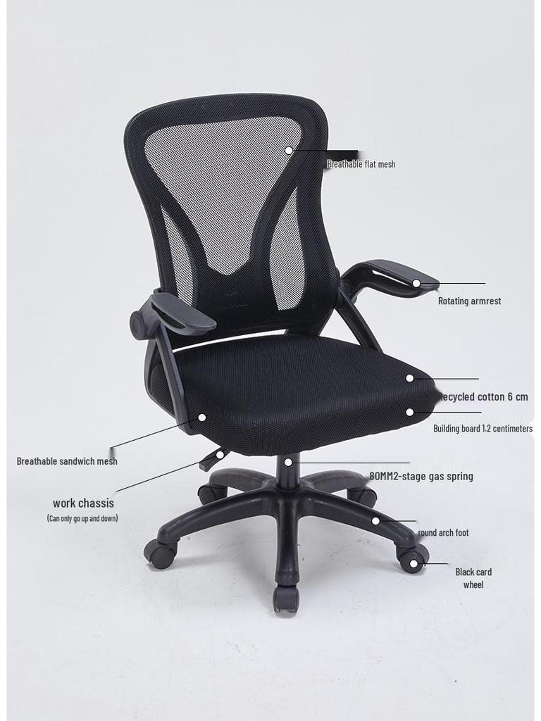Ergonomic Study & Office Chair: Comfortable, Reclining, Adjustable—Stay Energized During Long Sessions