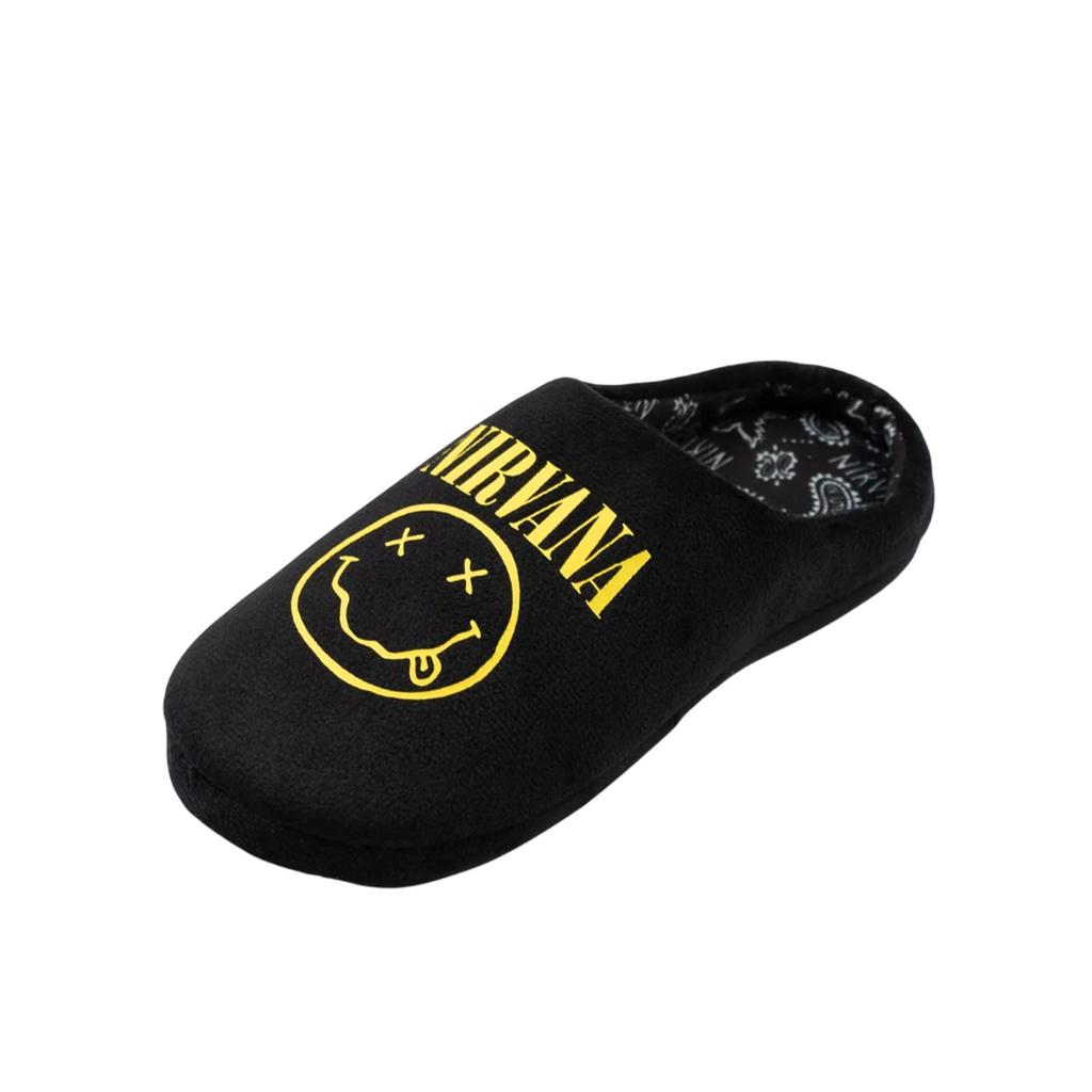 Nirvana Childrens/Kids Logo Mule Slippers