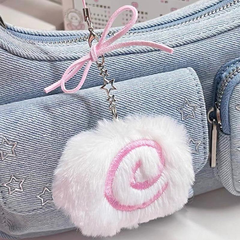 

Милый плюшевый рулет-кальмар, брелок, пушистая мягкая аниме-игрушка, рюкзак, сумка, подвеска, очаровательный, милый подарок