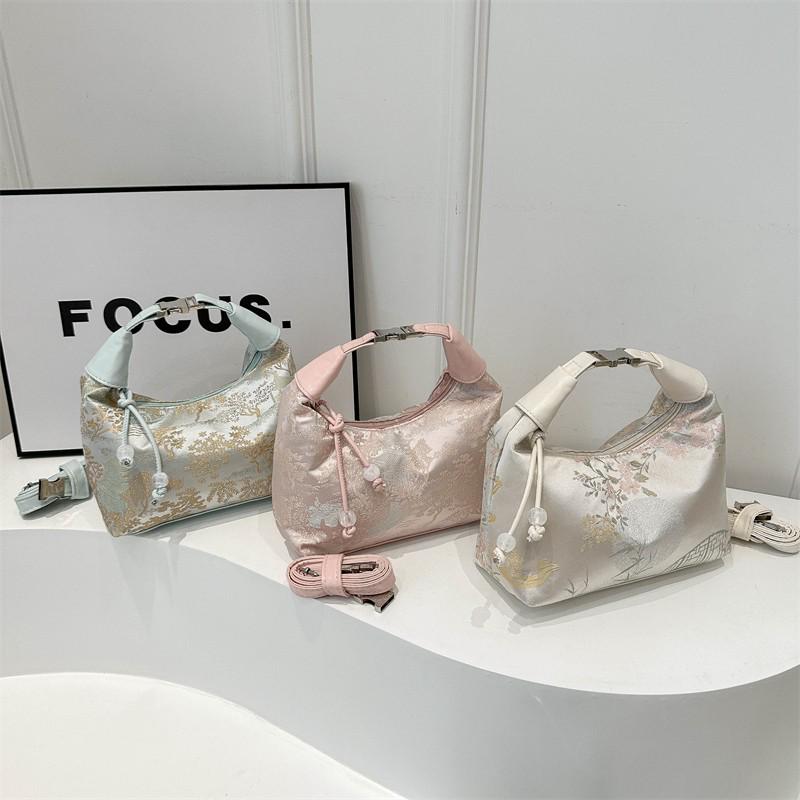 2024 Women's New Chinese Style Fashion Crossbody Handbag - Lightweight, Simple, Large Capacity