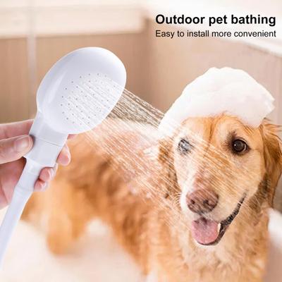 Spray Hose Portable Shower Head Lightweight Adjustable Tightness Splash-Proof Single Tap Bath