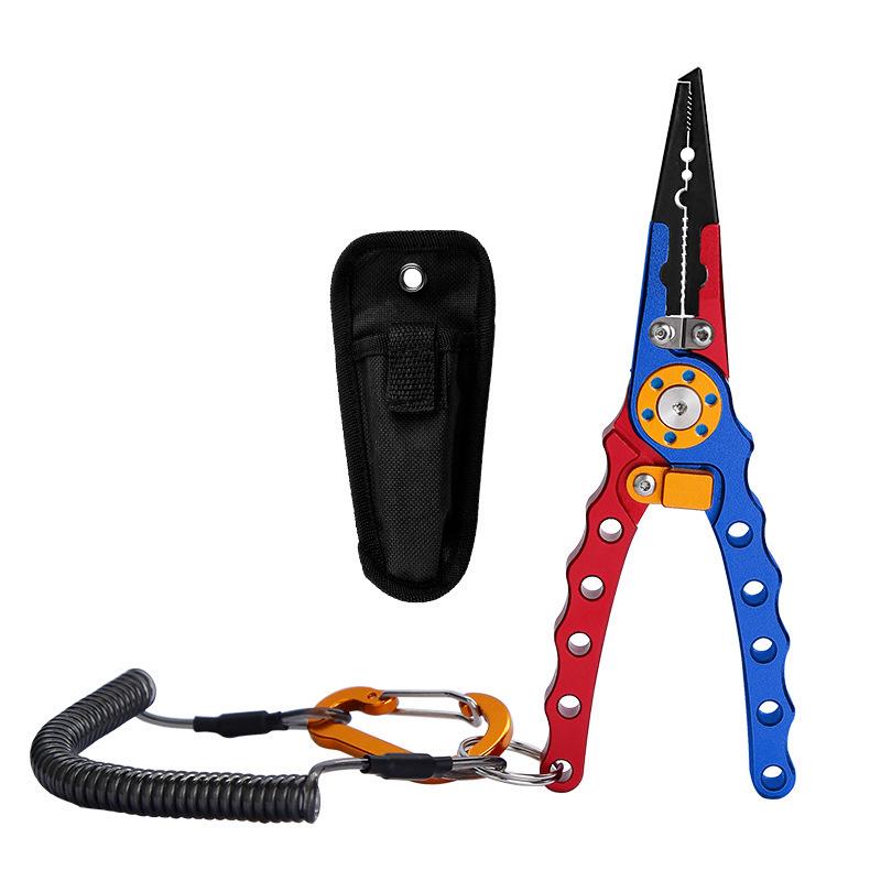 

New Multifunctional Aluminum Alloy Fishing Pliers with Straight and Flat Jaws Hook Remover
