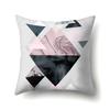 Polyester Pillowcase Marble Nordic Ins Style Geometric Printed Peach Leather Velvet Living Room Sofa Pillowcase