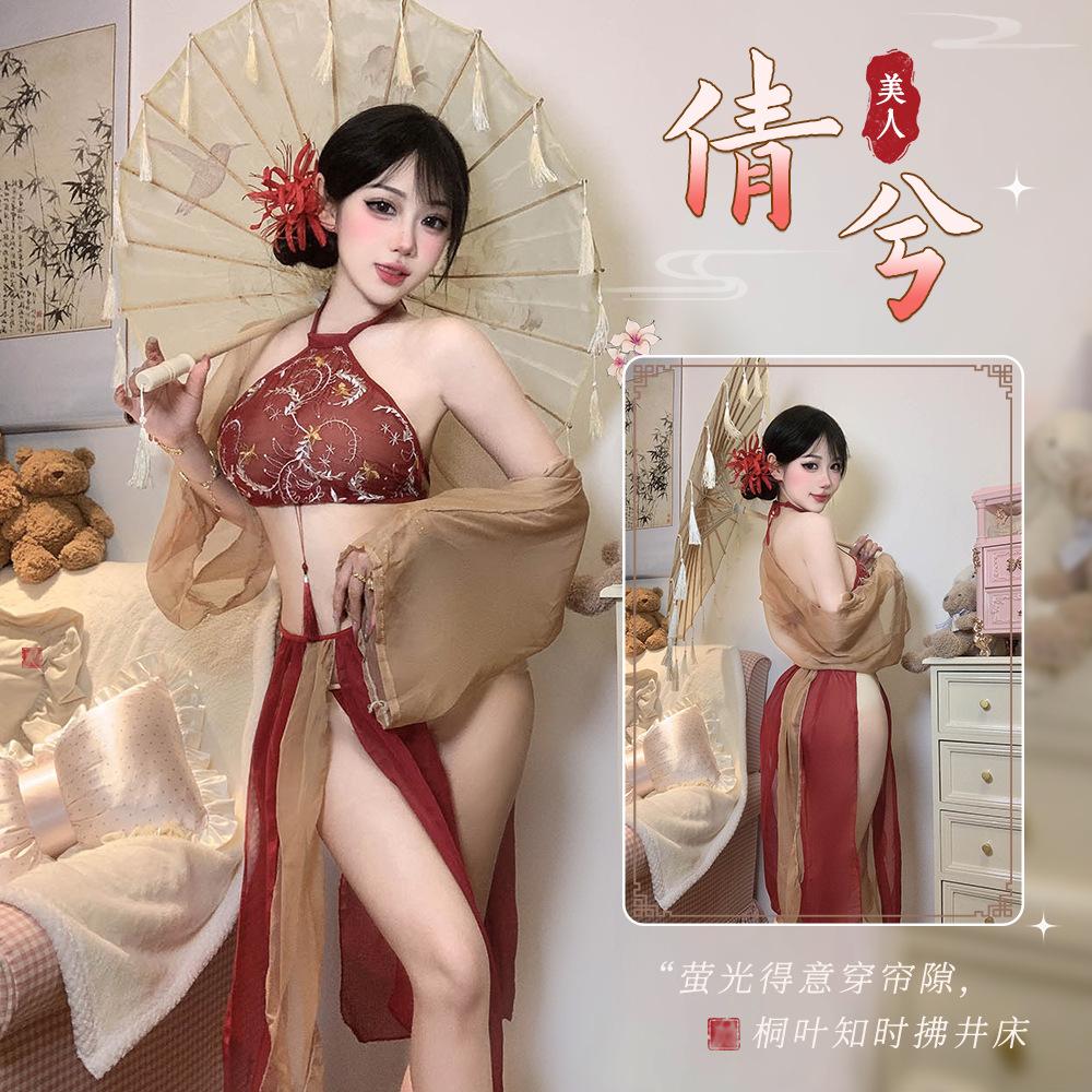 Nightly Fragrance Ancient Style Fairy Hanfu Sexy Pure Desire Passionate Sleepwear Sex Products Women's Lingerie