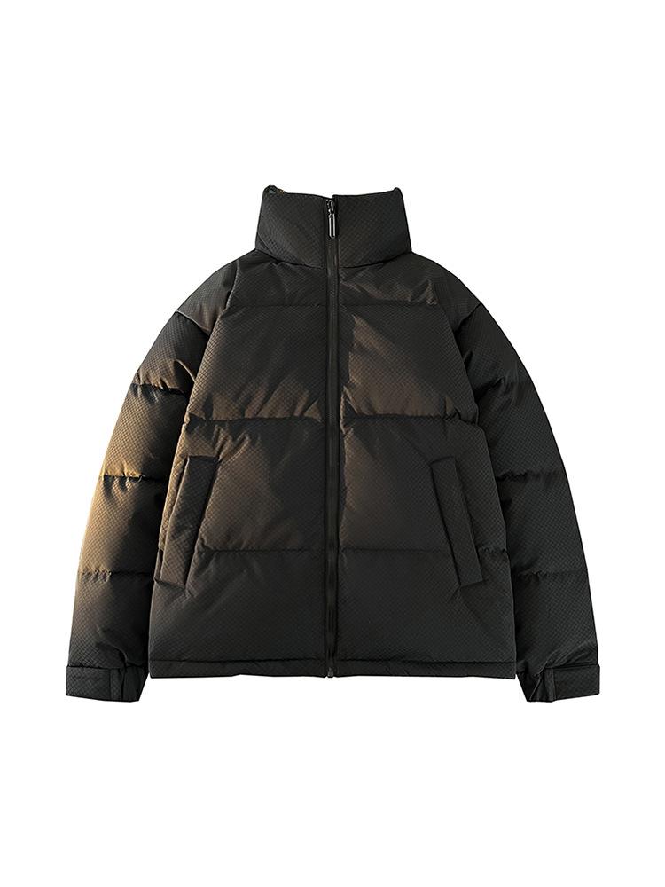 Men's High-Quality Winter Down Jacket: Warm Business Style with Thickened Stand Collar for Teens and Adults.