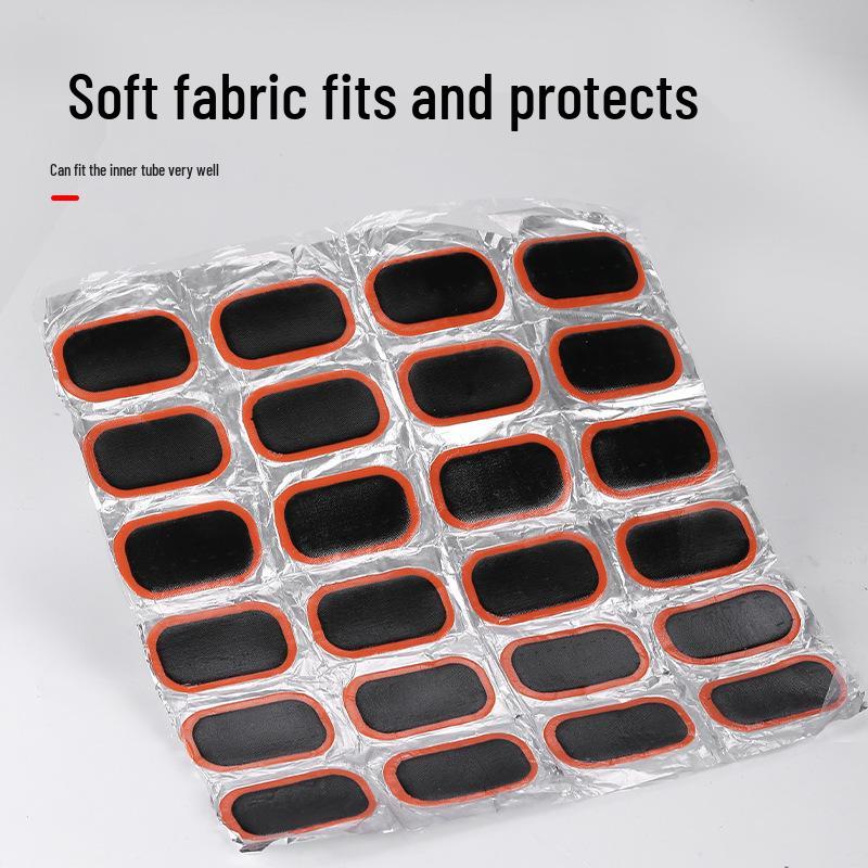 Bicycle Glueless Tire Patches, 48 pcs 25MM Round - Mountain Bike Cycling Accessories