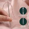 5Sets Needle Thread Hand Repair Tool, With Top Easy Sewing Kit, Durable Multi-Purpose Quilt Sewing Needles For Sewing