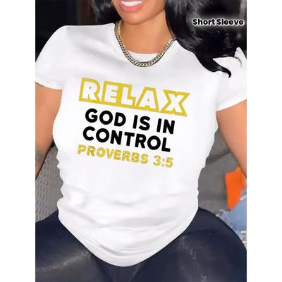 Women's Casual Short Sleeve Tee  Crew Neck Soft Comfortable Top