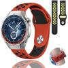22mm 20mm 18mm Silicone Strap For Huawei Watch GT5/4/3 Pro 46mm Two-color Wristband Huawei Watch GT5 Pro 42mm GT4-5 41mm Correa