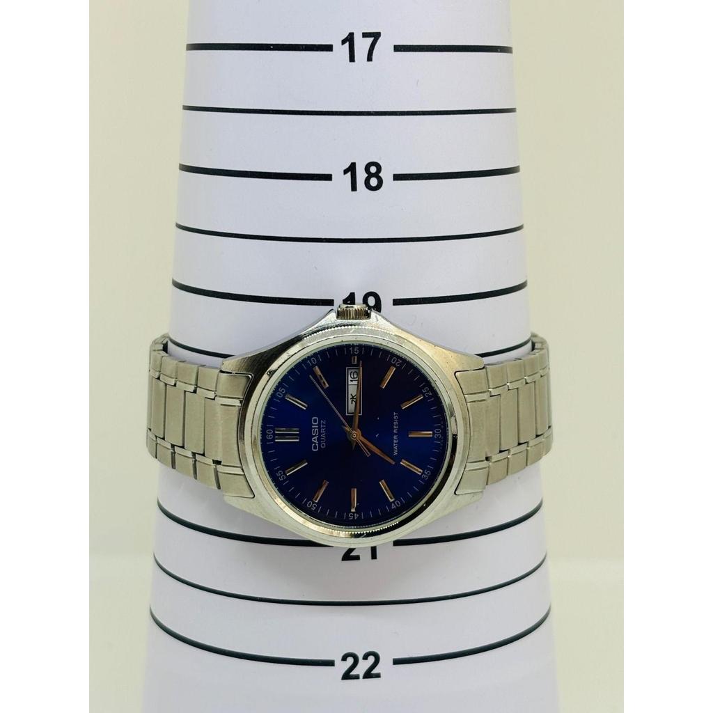Used [CASIO] Casio MTP-1239DJ | Blue Dial | Quartz Watch | Men's | Working Item | New Battery Replaced |