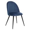 Atmosphera "Slano" Velvet Chair - Blue