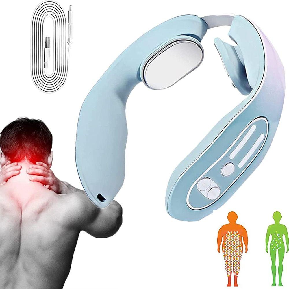 Neck Acupoints Lymphvity Massager Elektrická pulzní masáž krku Lymfatická drenáž Masáž krku