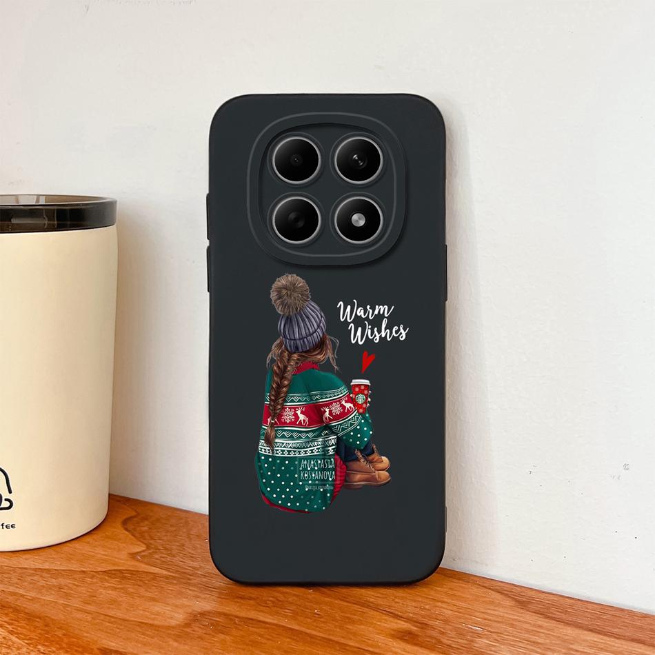 Чехол для телефона Xiaomi Redmi Note 15 Pro Plus Крутой Астронавт Funda Для Redmi Note15 Pro 4G 5G Мягкая Жидкая Силиконовая Задняя Крышка Redmi Note15 ProPlus