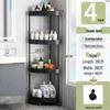 Triangular Bathroom Corner Shelf Rack for Indoor Storage